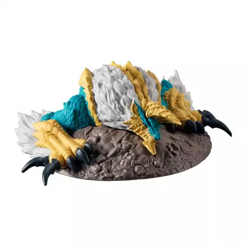 Фото Оригинальная фигурка Bandai Gashapon Monster Hunter Qversion, мини-аниме, модель, игрушки, подарки, мультяшный персонаж, коллекционное украшение №3