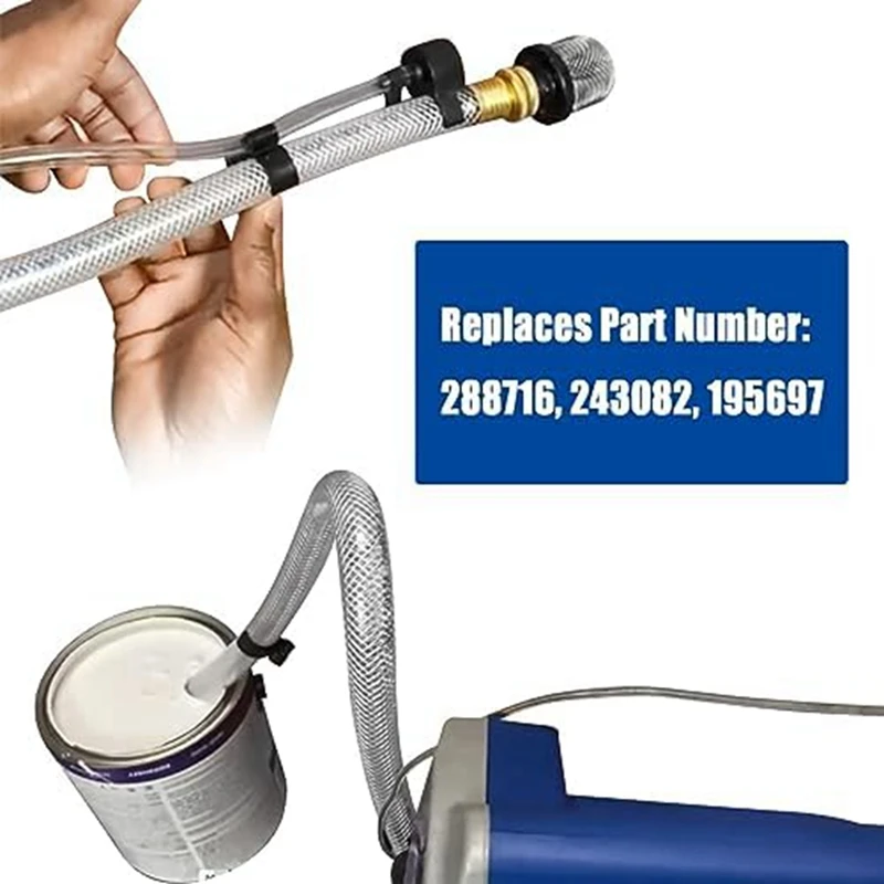 Airless Paint Sprayer Inlet Strainer, 3/4 Inlet Strainer Filter Suction Strainer Replacement Parts For X5/LTS15, X7/LTS17