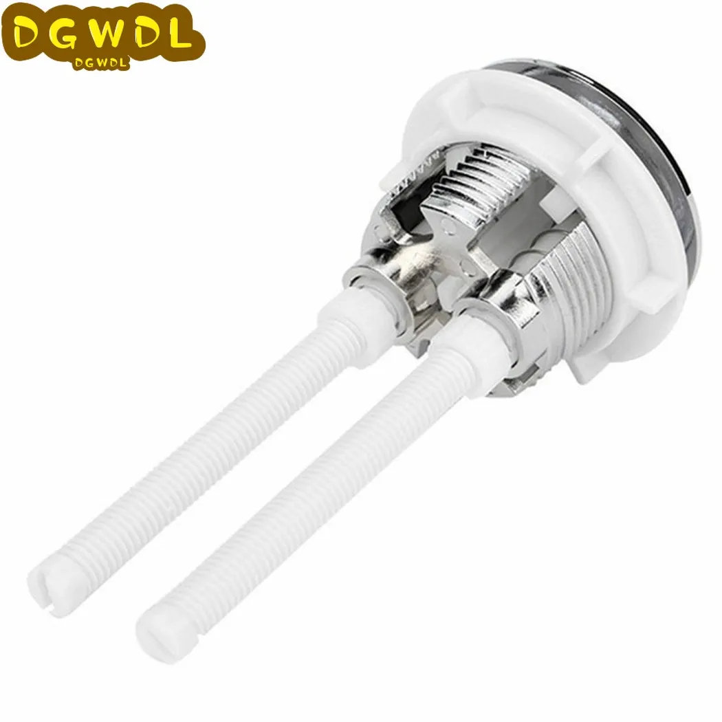 38mm Universal Dual Flush Toilet Water Tank Button Round Valve Push Button Flush Toilet Seat Water Tank Valve Bathroom Parts