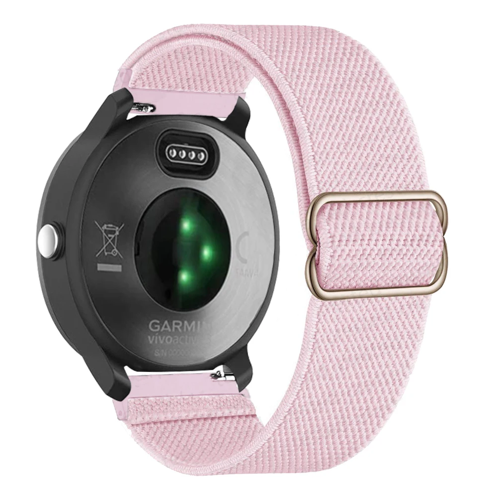 Premium Nylon Elastic Wristband Bracelet for Smartwatches - 20mm/22mm Strap Accessories