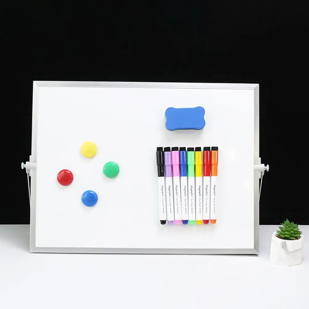 Kitchen Counter Whiteboard Magnetic Whiteboard Portable Double-sided Magnetic Desktop Ideal for Home Office Teaching