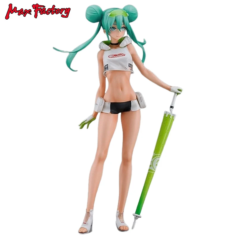 

Genuine Original Max Factory Hatsune Miku Racing Hatsune 2022 Tropical Ver. Action Anime Figure Collectible Dolls Ornament Gift
