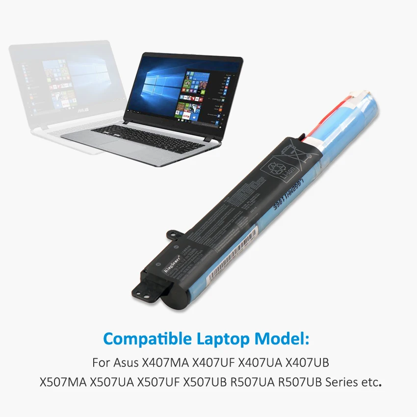 Kingsener A31n1719 11.1v 3000mah da Bateria do Portátil para Asus X407ma X407uf X407ua X407ub X507ma X507ua X507uf X507ub R507ua R507ub - Imagem 2