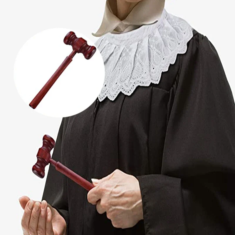 High Quality Durable Wooden Judge Hammer Handcrafted Delicate Wood Adjudgement Gavel For Auction Lawyer Sound Hand Tools 6