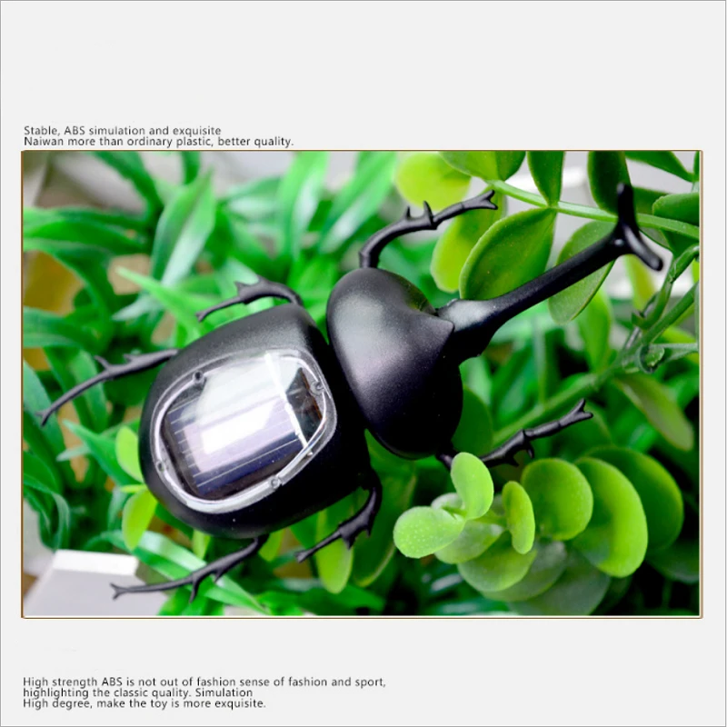 Creative Solar Beetle Toy Children Simulation Insect Solar Puzzle Toys Kid Science Education Funny Toys Gifts 1Pc