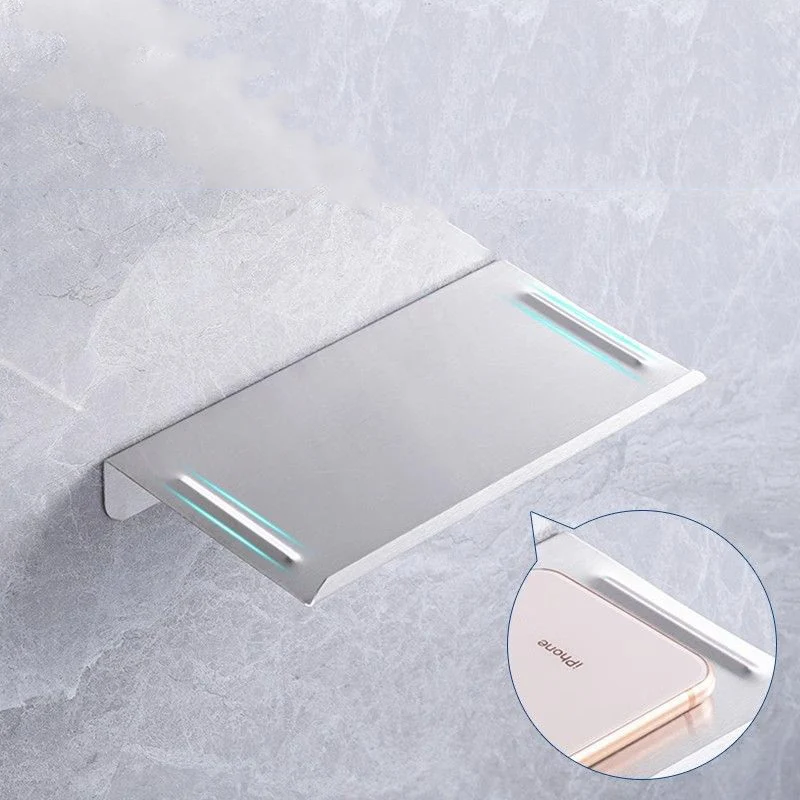 Wall-mounted Phone Holder Creative Multi-functional Phone Storage Rack Sundries Holder Shelf Tray Charging Stand 1pc phone holder