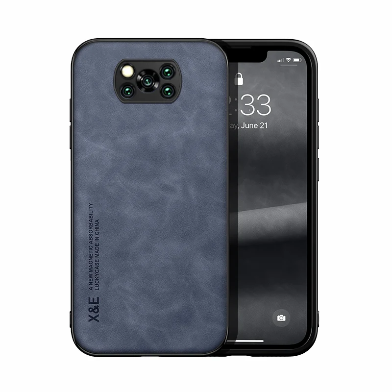 Magnetic Sheepskin Luxury Leather Phone Case Cover