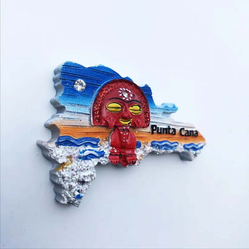 

Fridge Magnet for Souvenir, Resin Decoration Crafts, Souvenir, Message Sticker, Creative, Personalized, Pontacana Map