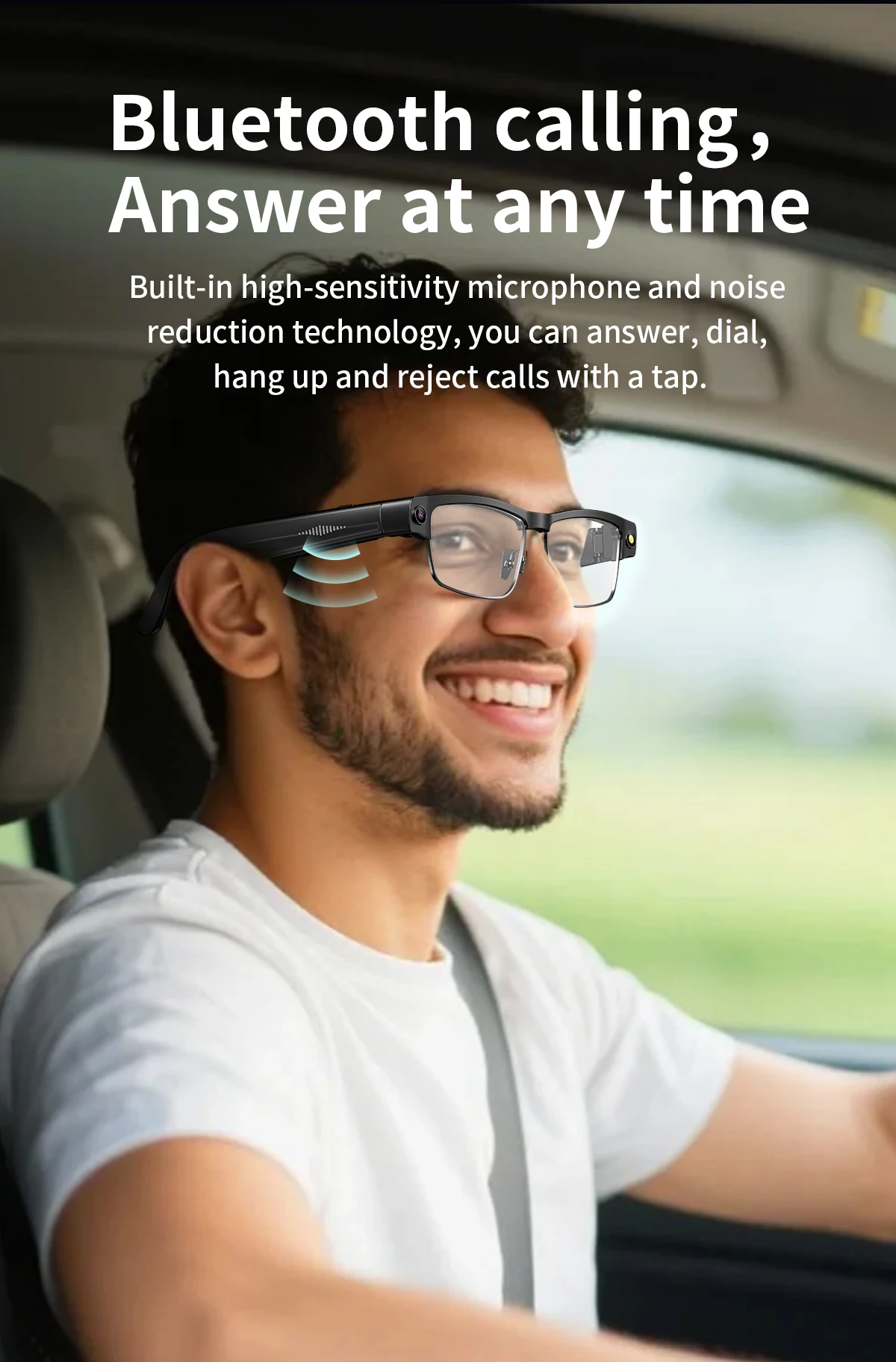 Smart Glasses With Ai Voice Assistant And Hd Video Camera_voghion.com