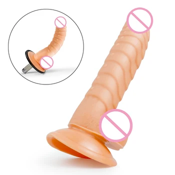 ANNGEOK 2022 New Realistic Silicone Dragon Scales Dildo For Woman Masturbator Vaginal G-spot Anal Plug Artificial Penis Sex Toy 2