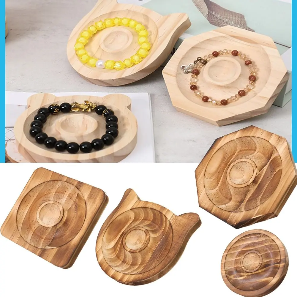 Wooden Jewelry Display Stand Handstring Bracelet Organizer