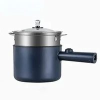 Mini Electric Cooker Multi-Function All-In-One Pot Double Layer Household Noodle Cooker Non-Stick Hot Pot Kitchen Tool 2