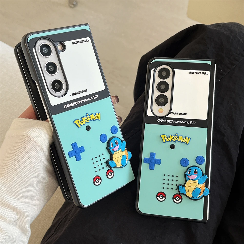 日本アニメP-ポケモンスマホケース Samsung Galaxy Z Flip 6 zflip7 Z