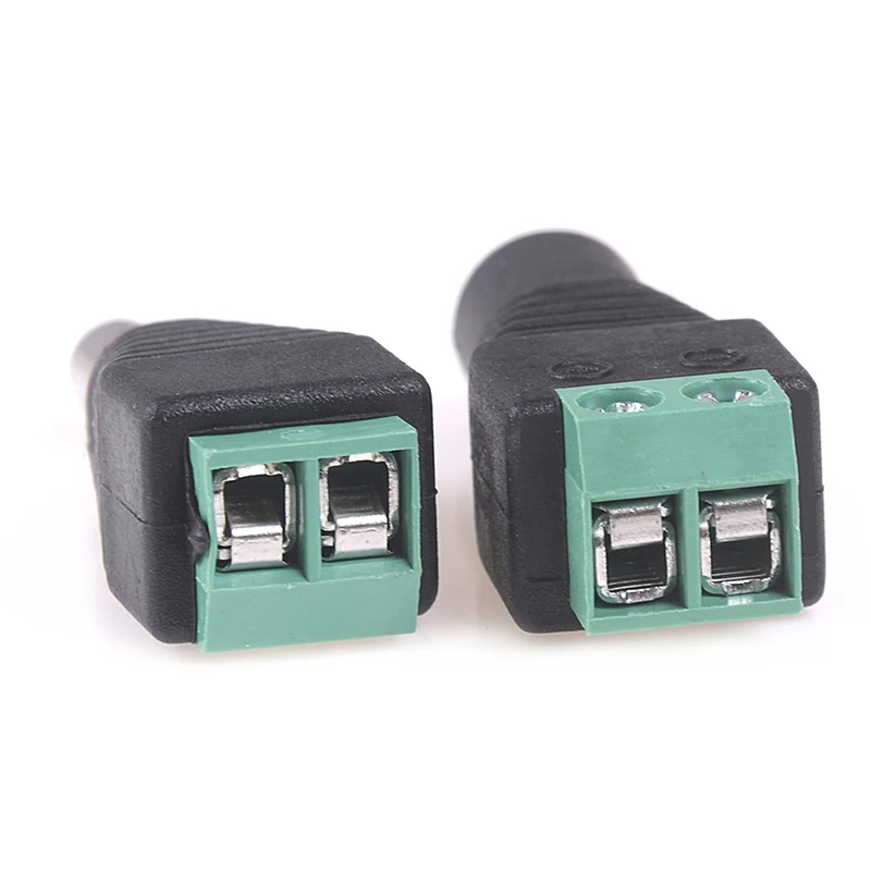 DC 전원 플러그 잭 어댑터 커넥터, 암수 2.1x5.5mm, 5 쌍