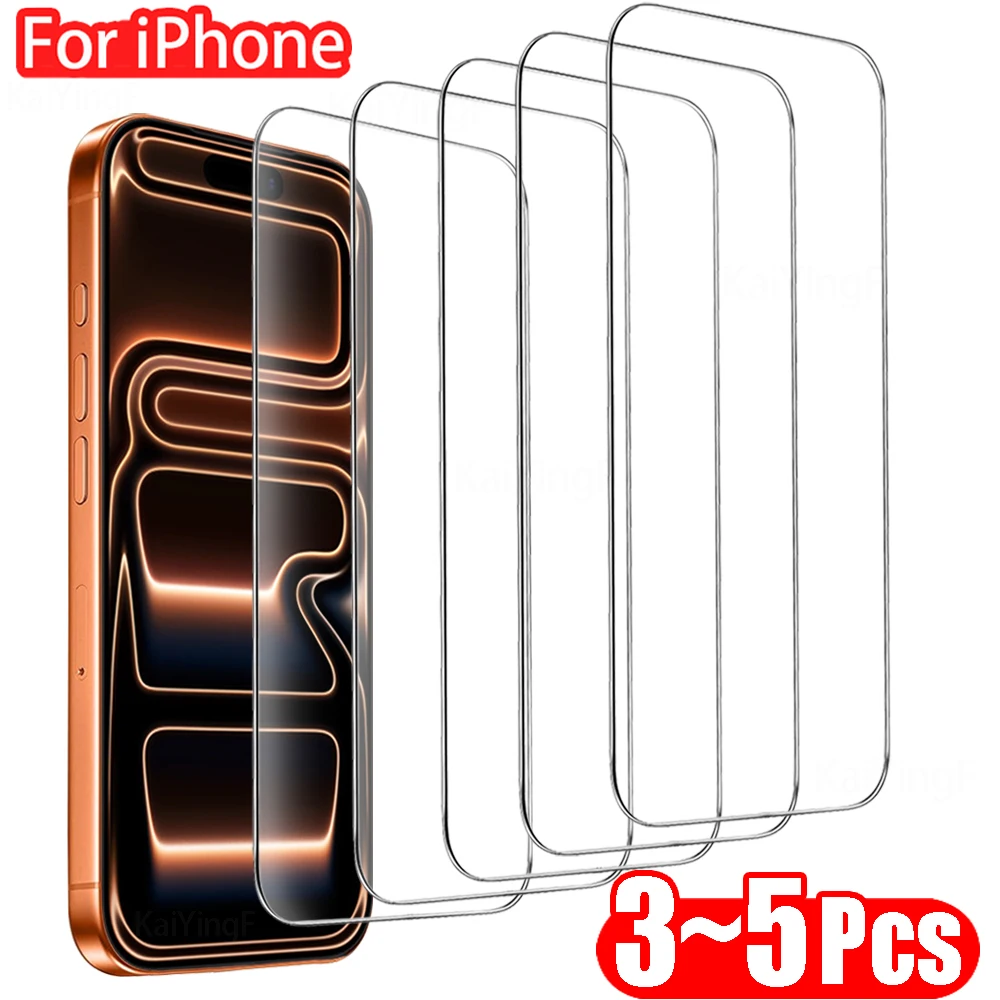 Premium Tempered Glass Screen Protector with Oleophobic Coating (3-5 Pack)