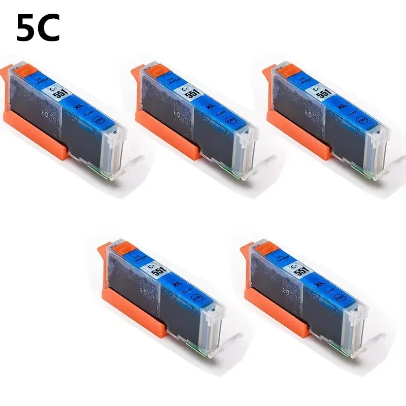 Lot De 10 Cartouches D'encre Compatibles Canon PGI550 CLI551 - Avec Puces