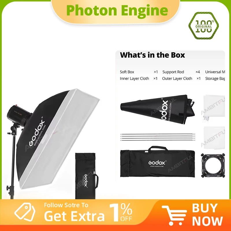 Godox50x70cm60x60cm60x90cm80cmPhotoStudioSoftboxSoftBoxwithUniversalMountforGodoxK-150AK-180AE250E300300SDI-AliExpress44