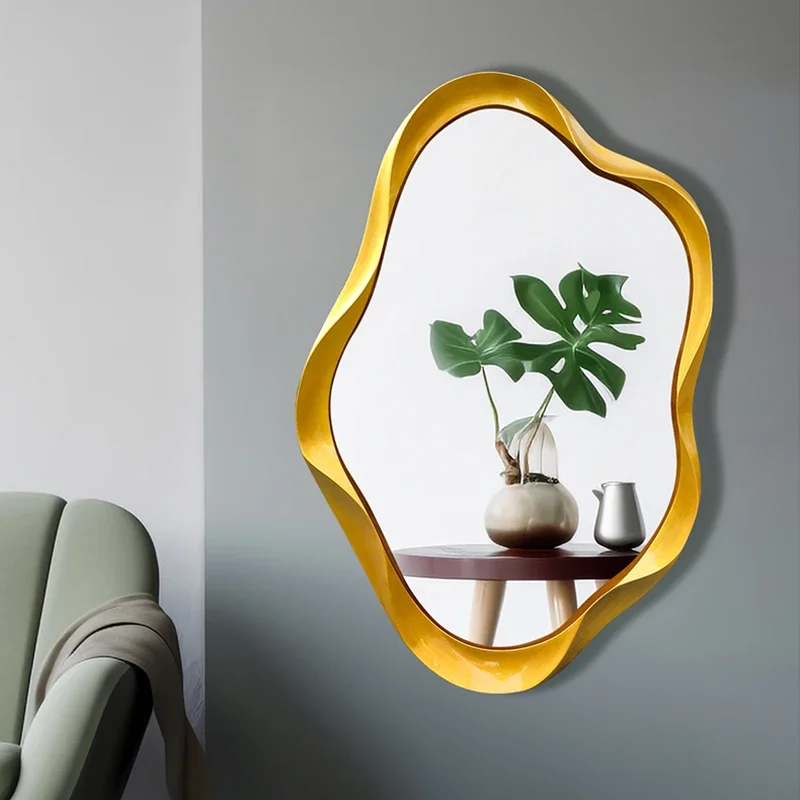 

Luxury Irregular Mirror Color Changing Shower Bedroom Living Room Decorative Mirrors Decoracion Para El Hogar Decoration Home