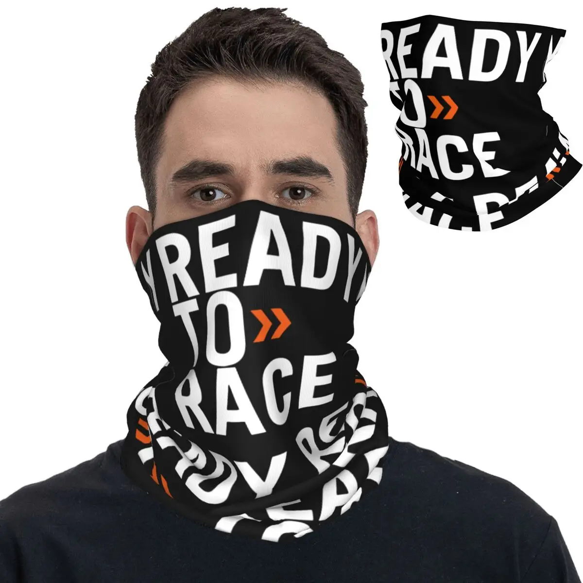 

Ready To Race Bandana Neck Cover Enduro Cross Motocross Bitumen Bike Life Face Scarf Multifunctional Face Mask Running Windproof