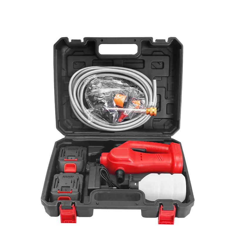 Household Lithium Battery Electric Water Gun Cordless Pressure Washer Power Tools Car Wash Gun