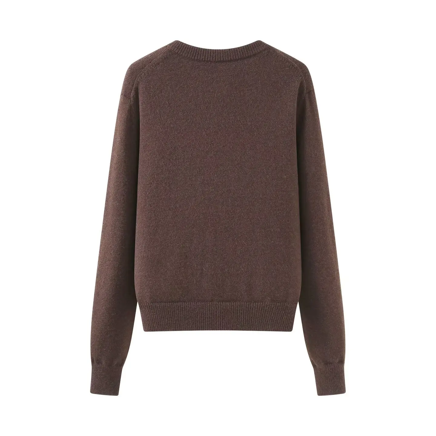 Women's Retro Diamond Grid Pattern Cardigan O-Neck Single Breasted Knitt Coat Fashion Commut Casual Lady Short Jacket Streetwear