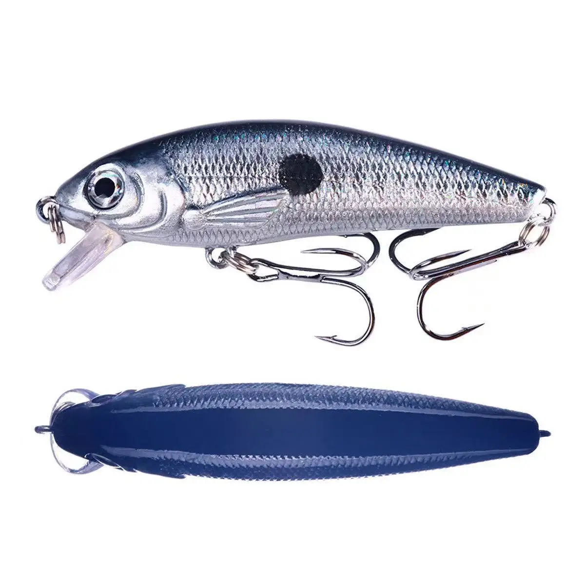 1pc Fishing Lure Minnow 7.5/8g Topwater Artificial Bait 3D Eyes Plastic Wobblers Tackle Pesca Far-casting Magnet System