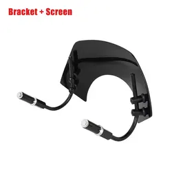 Scooter Flyscreen Windshield with Bracket Protector (A set)