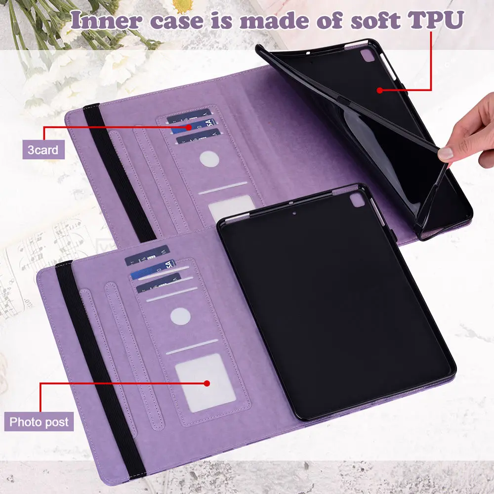 Elegant Deer Design TPU Tablet Cover