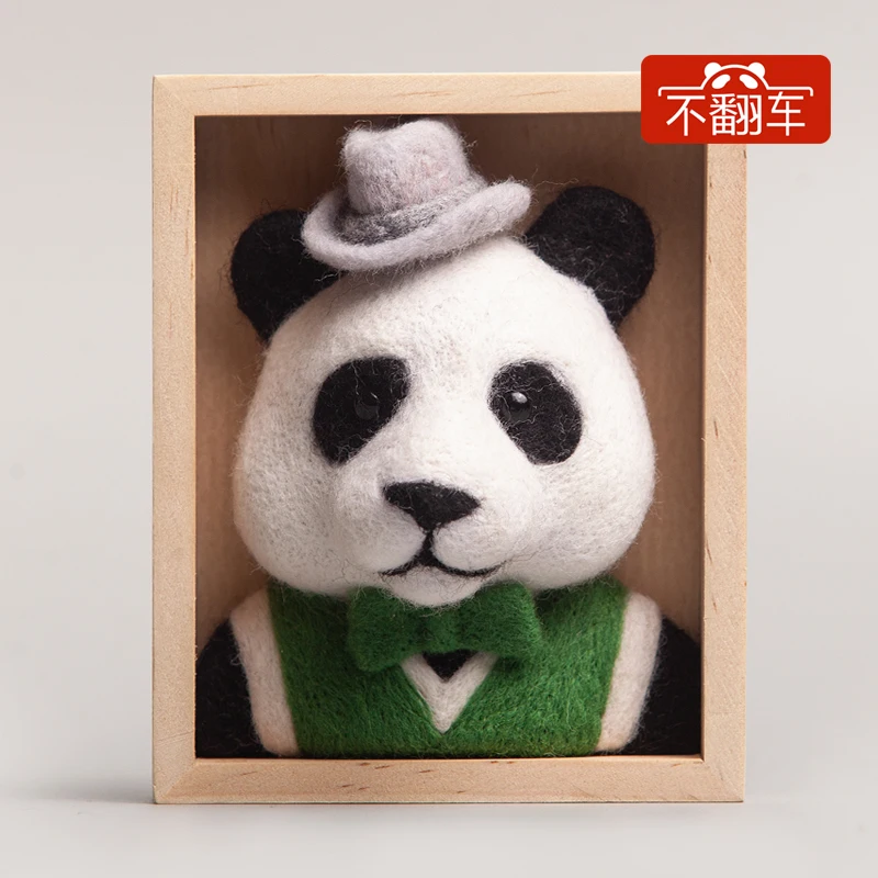 Dog Poke Wool Felt Diy Material Bag Handmade Diy Felt Kits Wool for Felting Embroidery Material Package Needlework Accessories