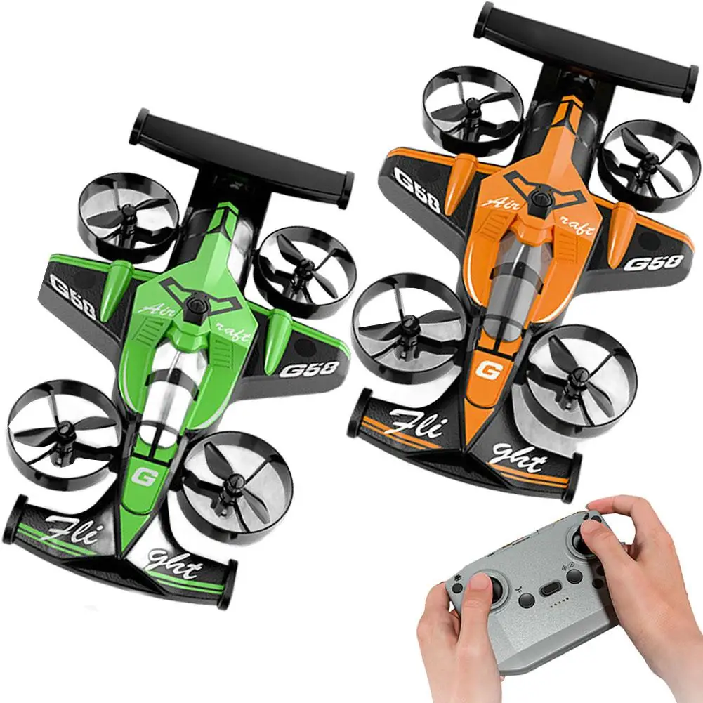 Drone Voiture 2 en 1 Enfant - Rechargeable, Double Mode Sol & Vol