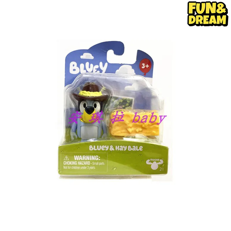 Spot Bluey Family Cartoon Handmade Office Toy Doll Ornament Model A Series Of Role-Playing Figures Birthday Present 3