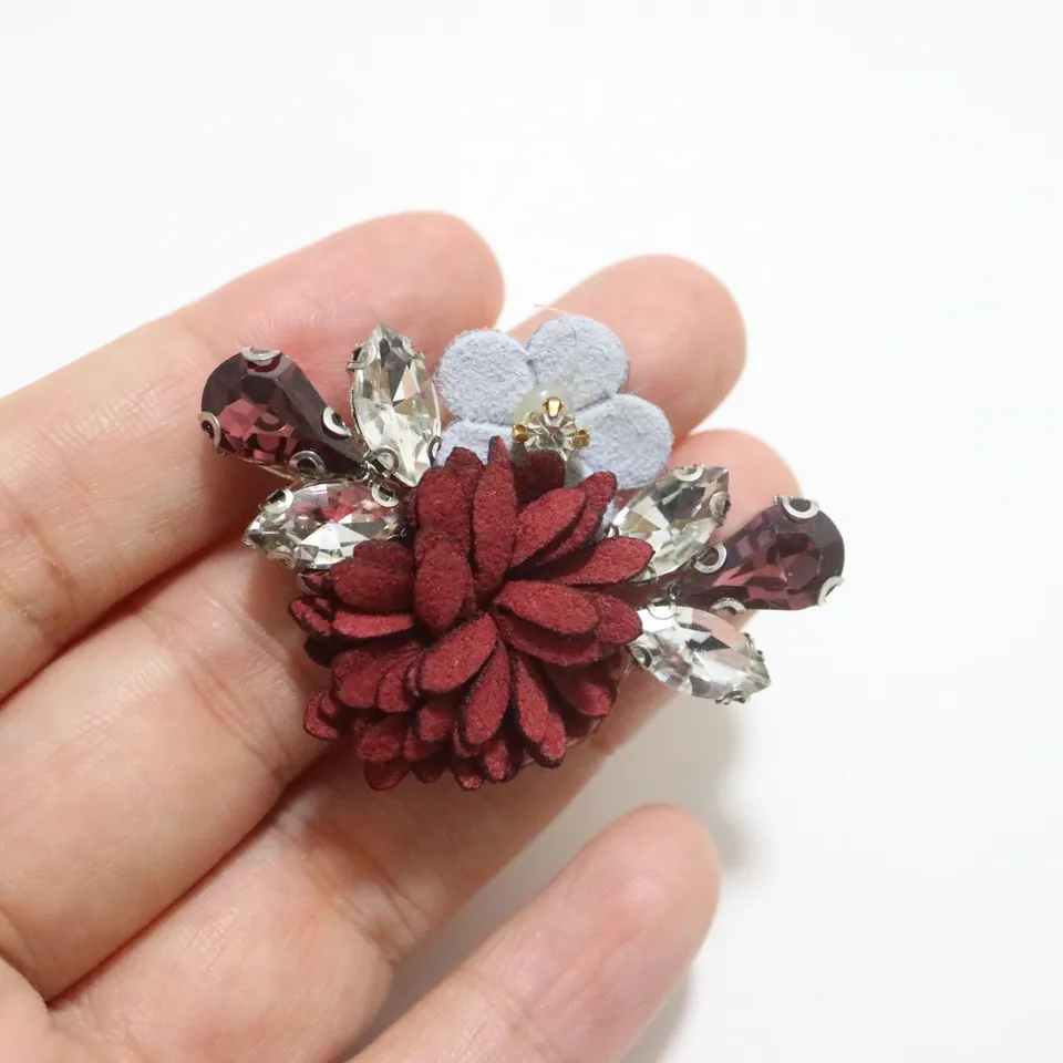 30mm Strass Fausse Perle Dos Plat Coudre Des Boutons