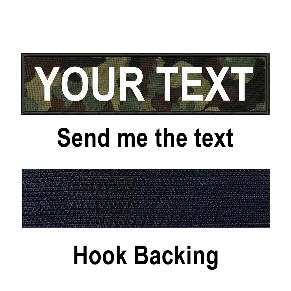 Clothing Patches Embroidered Patches Custom Name Patches Tactical Patches Custom Name Patch Personalized Tactical Military Patches Customized Stripes Badge Tags For Clothes Jacket Backpack Dog Collar