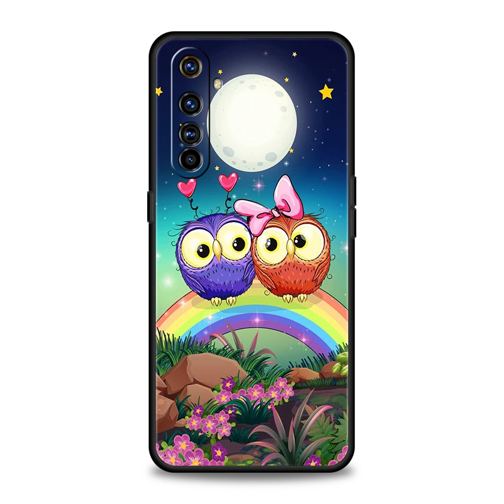 Cute Cartoon Owl Silicone Phone Case - Stylish Protective Shell