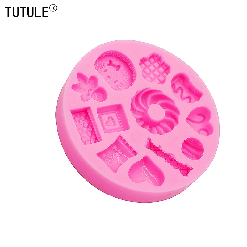 Cartoon Ice Cream Candy Silicone Mold for DIY Chocolate Cake