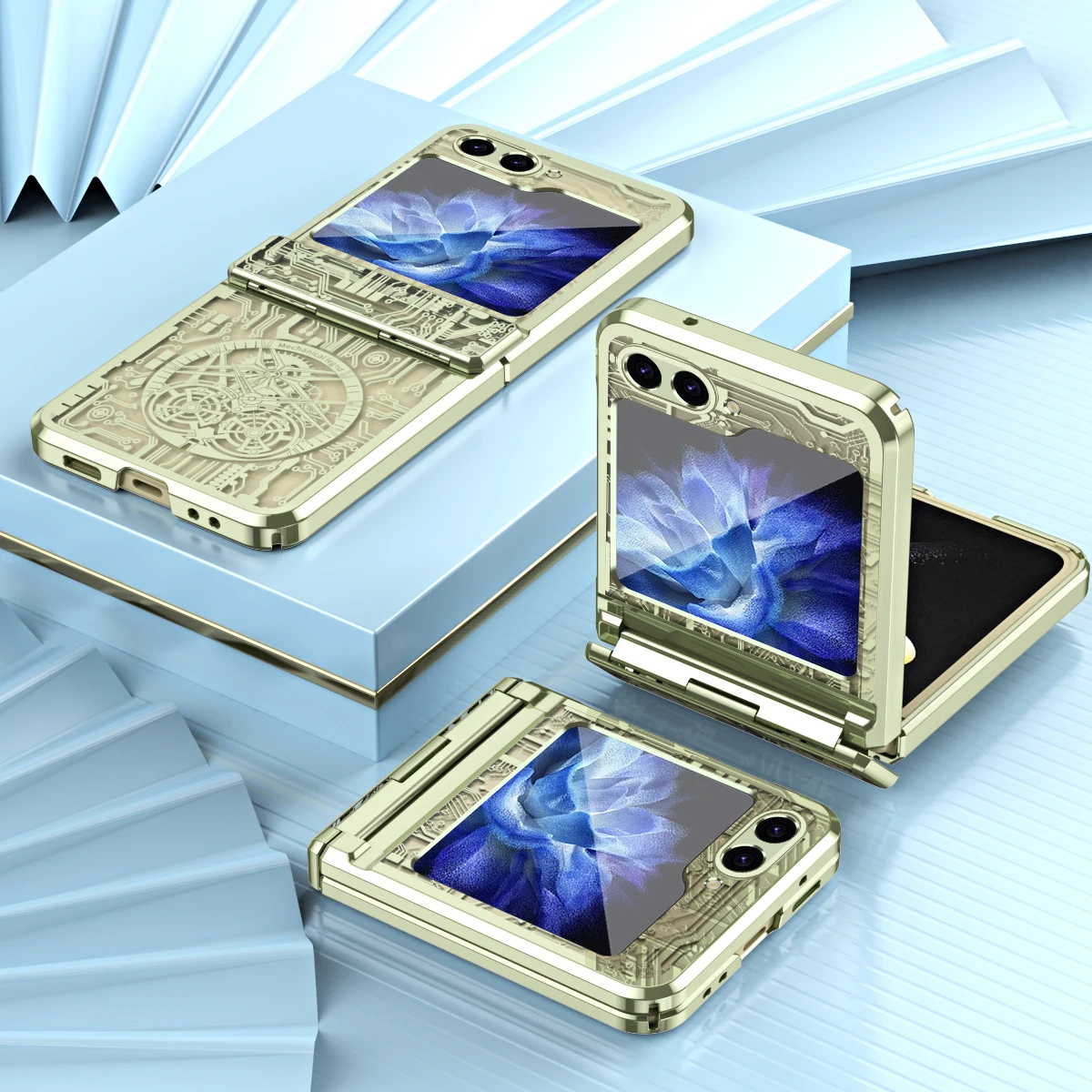 Frosted Hard Pc Phone Case For Samsung Galaxy Z Fold 6 With Ring_voghion.com
