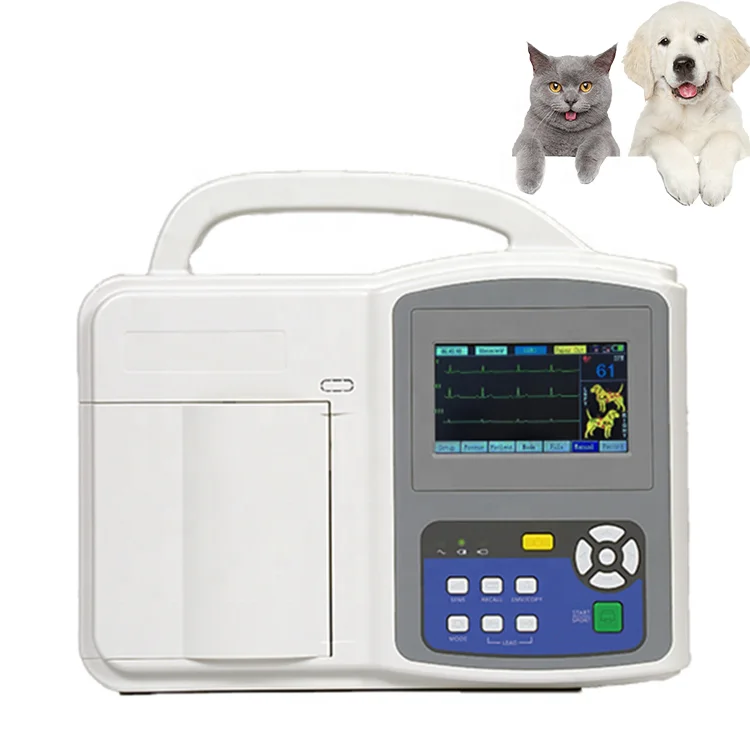 

UN8003V Hot Sale Medical Electrocardiogram 5 Leads 3 Channel Digital Portable ECG EKG Cardiograph Machine