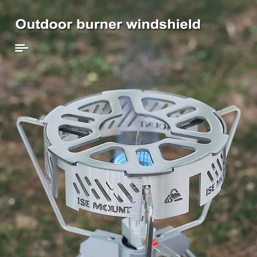 스토브 방풍 링 내열 가스 화로, 앞유리 쿡 탑 버너 링 커버, 가스 스토브 웍 링, 캠핑 용품