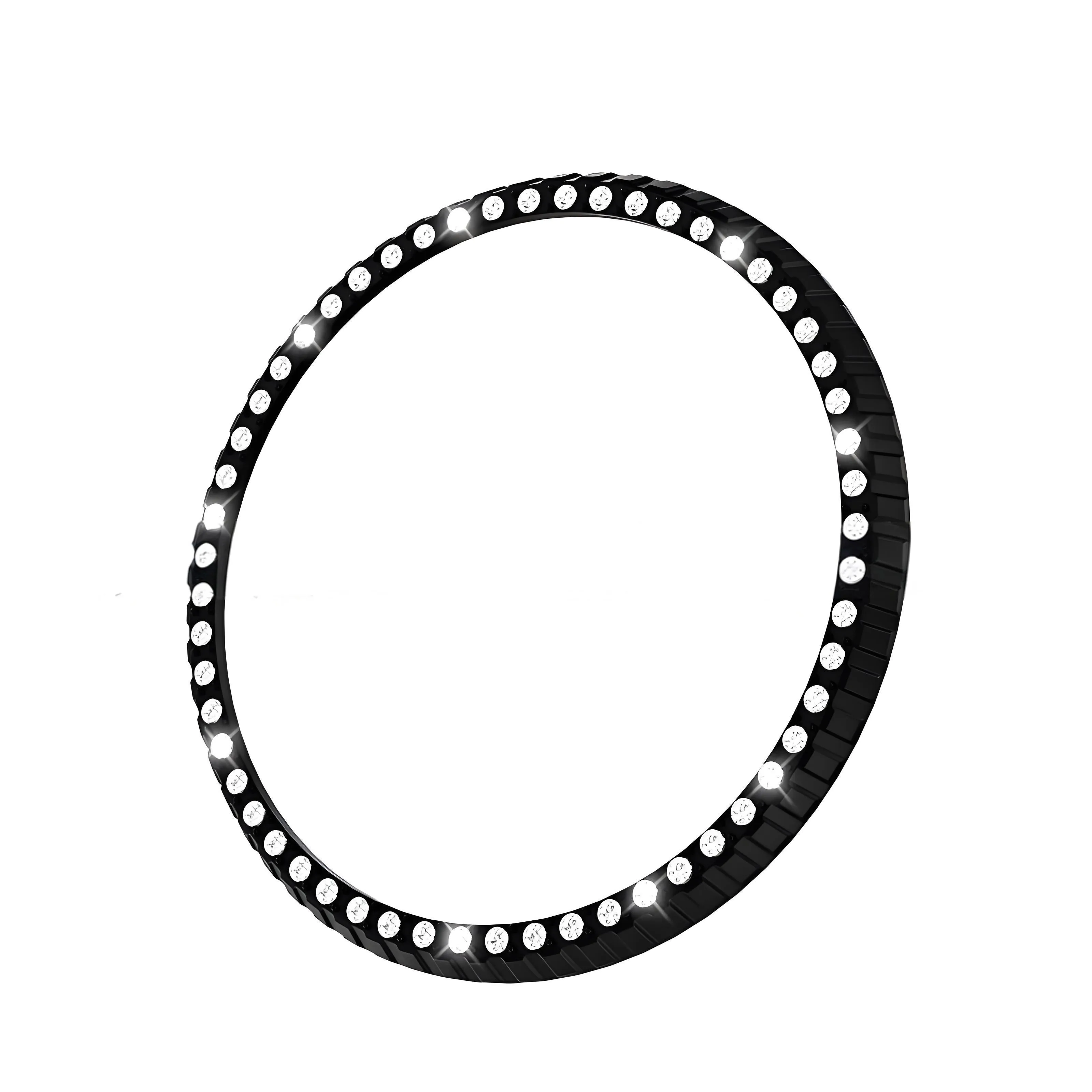 Premium Metal Bezel Ring Case for Smartwatch - Classic 46mm Styling Frame Cover Accessories