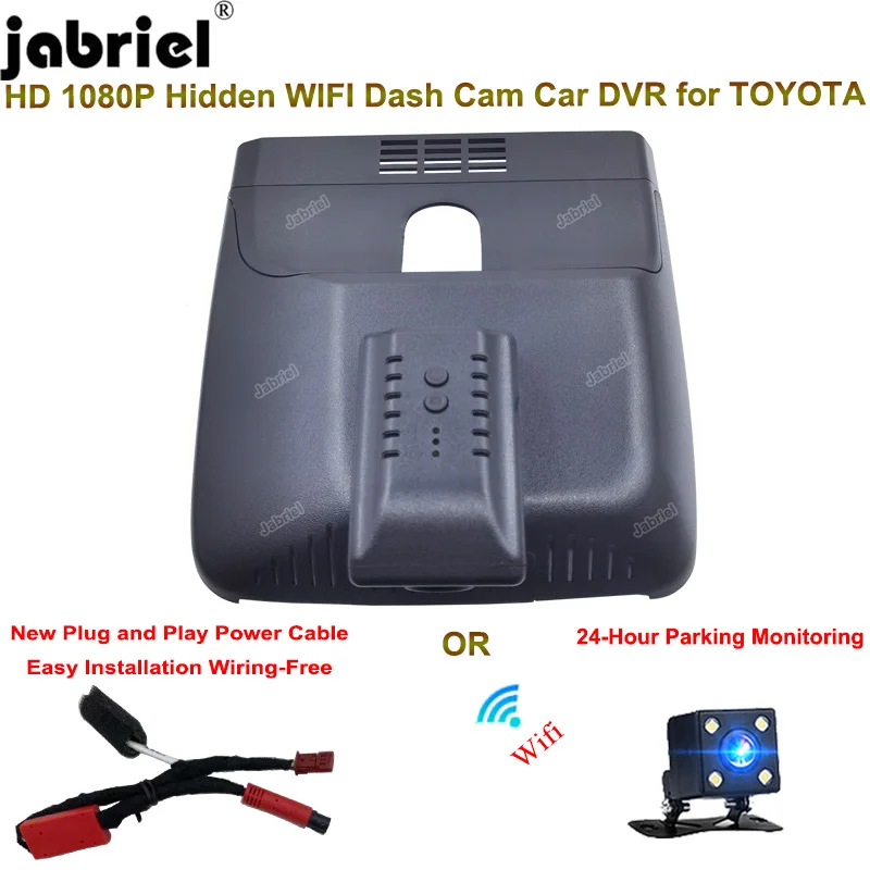 

Jabriel Auto Auto Wifi Car DVR For Toyota bz4x X-mode Pro 2021 2022 2023 HD 1080P Dash Cam Camera Plug and Play Video Recorder