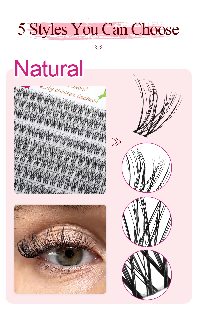 Description Picture 6 of itemH&L SINCE 1990 DIY Segmented false eyelashes Individual Lashes Women's Makeup Products Cosplay Lashes