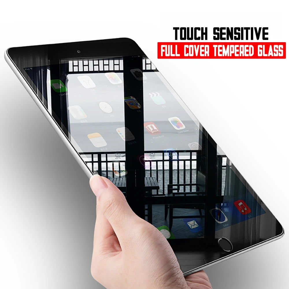 (3 упаковки) Закаленное стекло для Apple iPad Air Pro 9,7, 10,2, 10,5, 10,9, 11, 5, 6, 7, 8, 9, 10 поколения, Защитная пленка для экрана