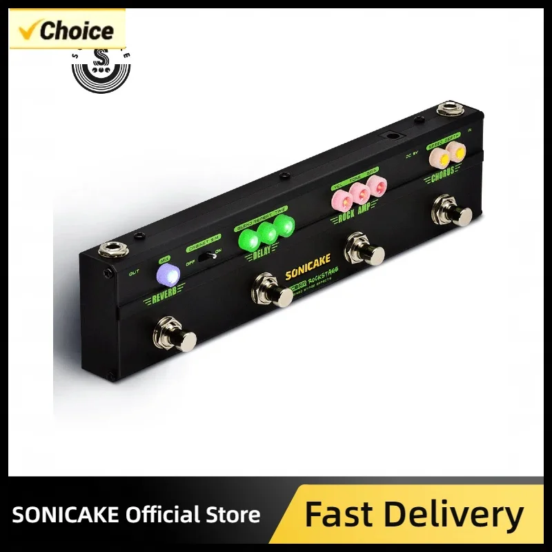 Amazon | SONICAKE ディレイ＆リバーブ＆コーラス＆プリアンプ