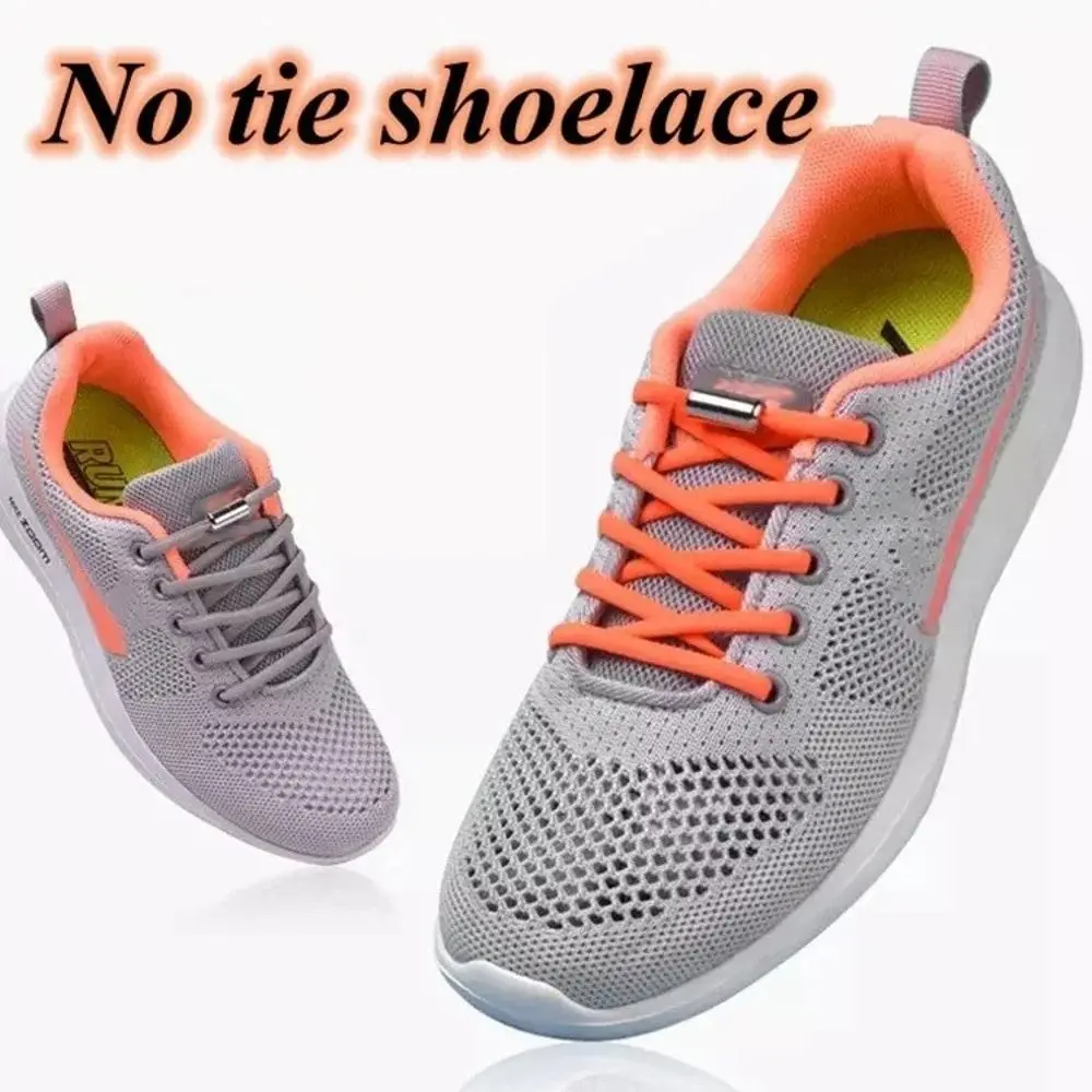 Einfach zu Tragende Halbkreisförmige Schnürsenkel ohne Binden mit Metallverschluss, Verstellbare Elastische Schnürsenkel in Einheitsgröße, Schuhzubehör – Detail 10