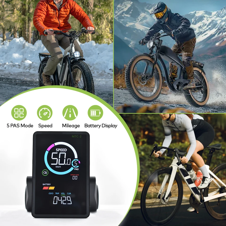 Pantalla Lcd Para Bicicleta Eléctrica, 24 V, 36 V, 48 V, 60 | Envío gratis