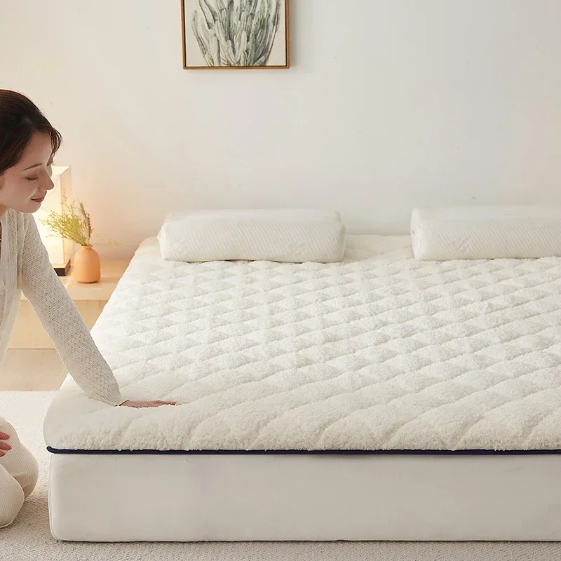 Comfortable Armchair Bed with Tatami Mattress Inflatable Sleeping Mat Single Futon Bed Home or Use 3