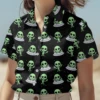 Funny Alien Graphic Shirts Oversized Men's Shirt 3d Printed Pattern Male Clothing Casual Lapel Tops Button Summer Apparel 2