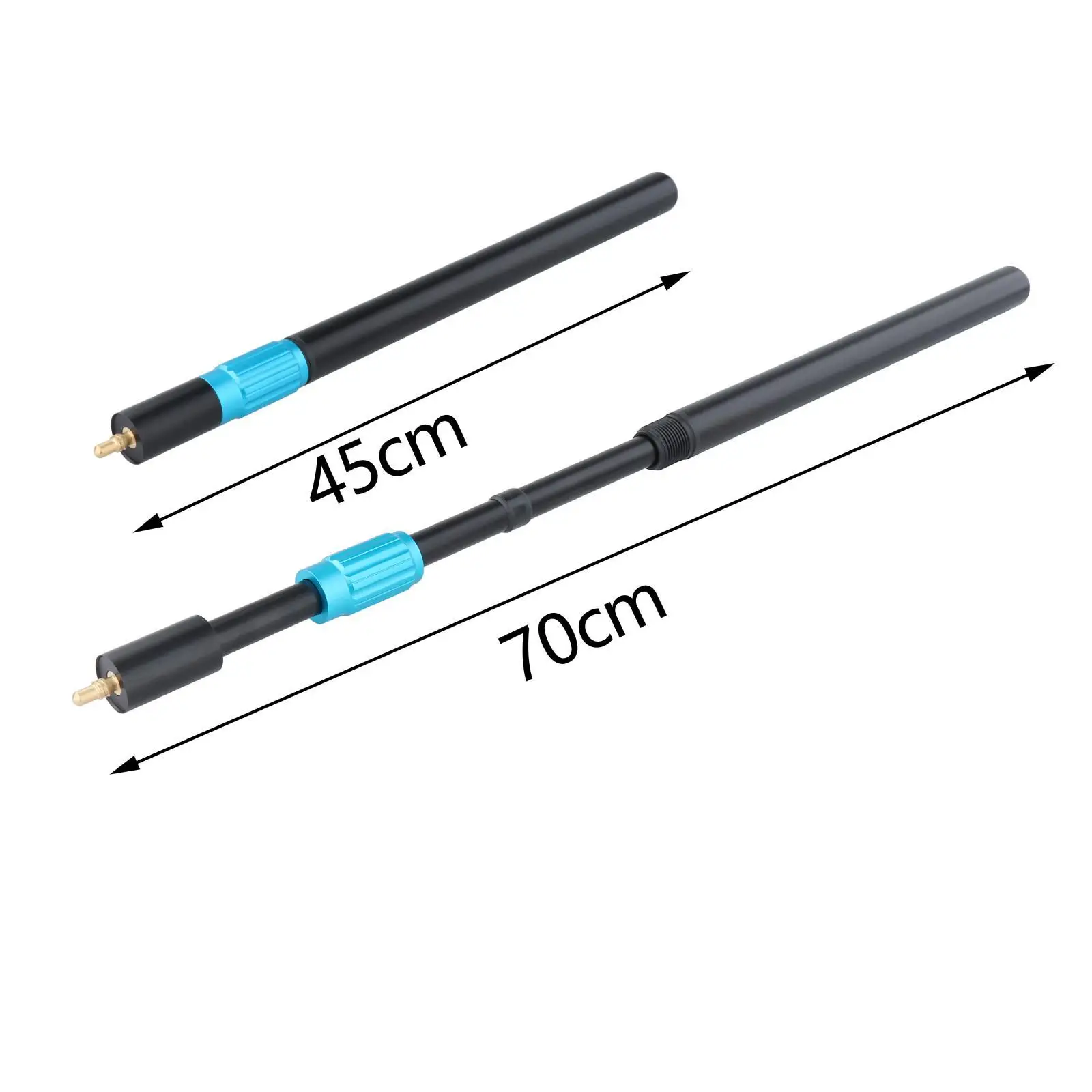 Pool Cue Extender Billiards Cue Extension Aluminum Alloy Tool Parts