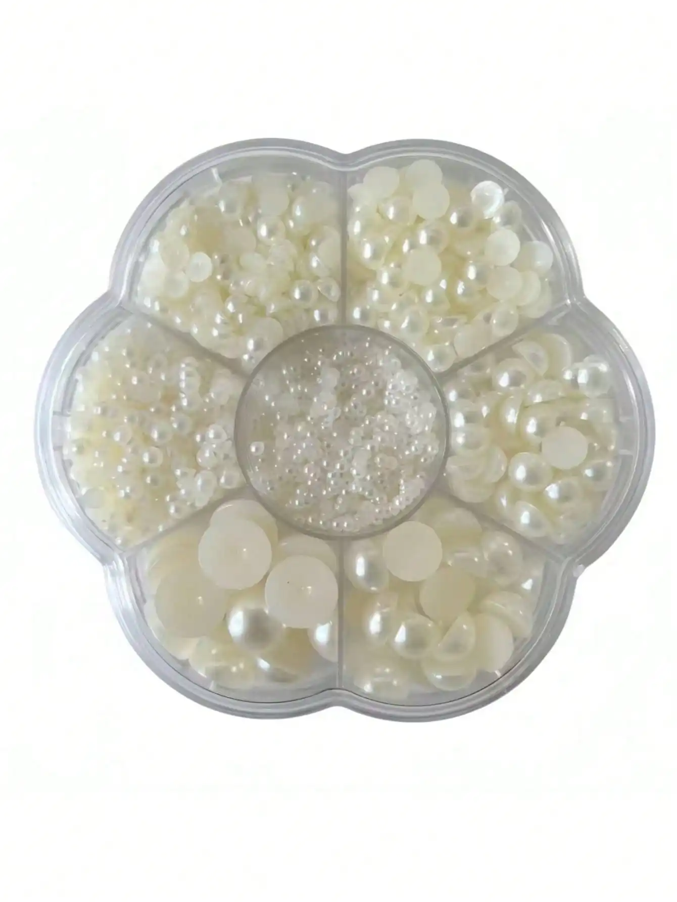 210mm 라운드 플랫백 진주 비즈 아크릴 루즈 비즈 DIY 공예 선물 장식 의류 장식 액세서리 네일 아트 장