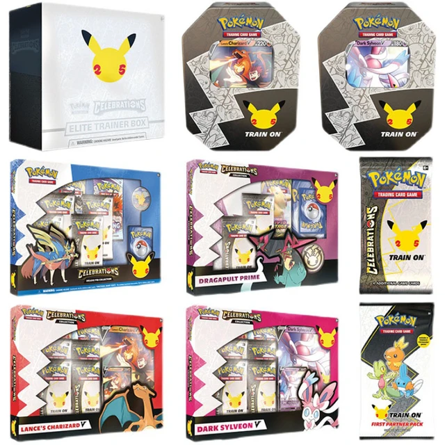 25th Anniversary Celebration Pokemon Cards  25th Anniversary Rare Pokemon  Cards - Game Collection Cards - Aliexpress